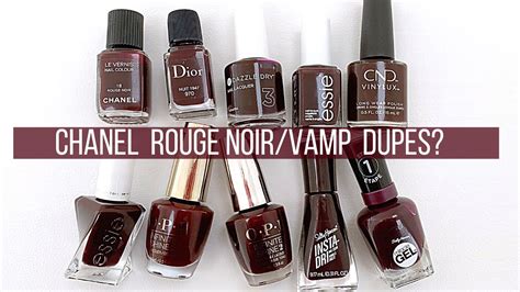 dior nail glow dupe blog|chanel rouge noir gel dupe.